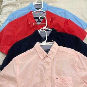 Bundle of 4 Tommy Hilfiger short sleve shirts